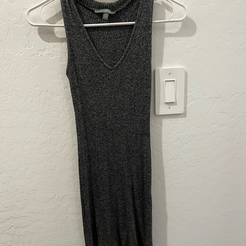 Elegant Black Sleeveless Dress